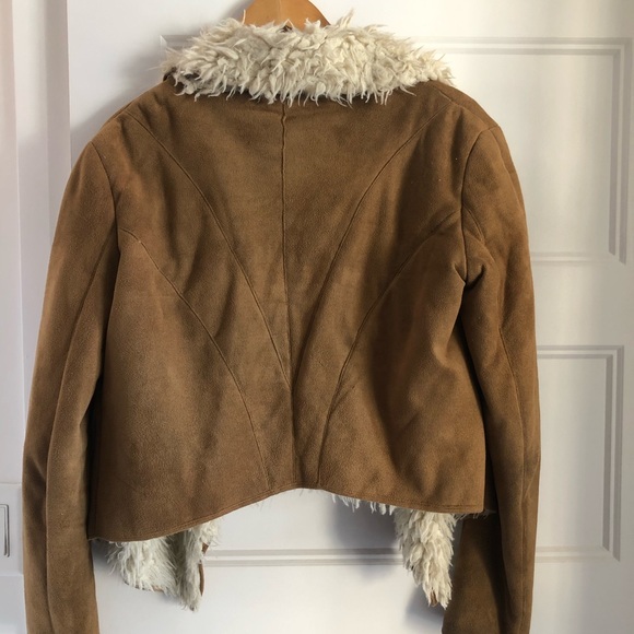 Suede camel jacket - Picture 2 of 2